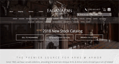 Desktop Screenshot of faganarms.com